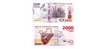 Burundi #52b 2.000 Francs / Amafaranga